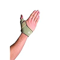 Flexible Thumb Splint, Right, Size Medium, Beige Easily molds to Wrist and Thumb