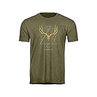 Leupold Men's Buck Skull T-Shirt Light Olive XL