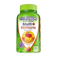Vitafusion Fiber Well Fit Gummies 90 Count and Multi+ Immune Support Gummies 90 Count Bundle