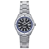 Shield Condor Bracelet Watch w/Date - White