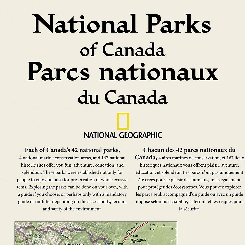 Canada National Parks [Folded and Polybagged] (National Geographic Reference Map)