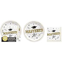 Amscan Mastered It Paper Plates and Napkins Value Pack - 9