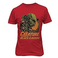 New Graphic Shirt Horror Movie Novelty Tee Green Creature Men's T-Shirt