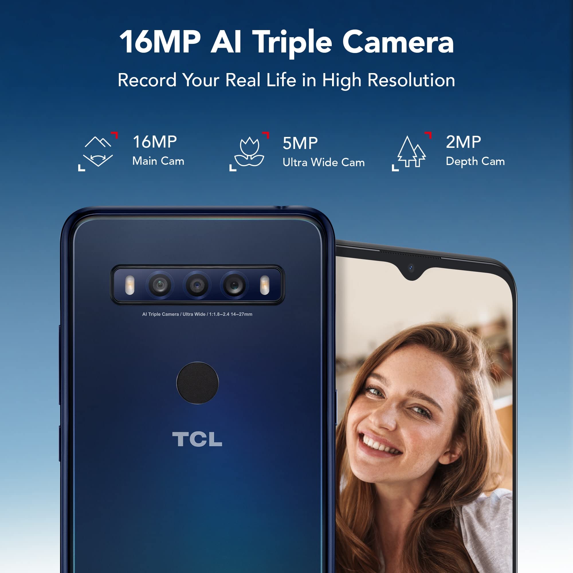 TCL 10 SE Unlocked Android Smartphone, 6.52