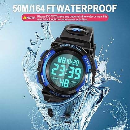 Dodosky LED Multifunctional Waterproof Watch for Kids - Kids Gifts