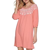 Tommy Hilfiger Women's Off the Shoulder Embroidered Casual Dress