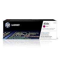 HP 414X Magenta High-yield Toner Cartridge | Works with HP Color LaserJet Enterprise M455dn, MFP M480f; HP Color LaserJet Pro M454 Series, HP Color LaserJet Pro MFP M479 Series | W2023X
