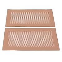 Child Proof Floor Air Vent Cover, 2Pcs Soft Baby Proof Vent Cover Protective for Home (Pink)