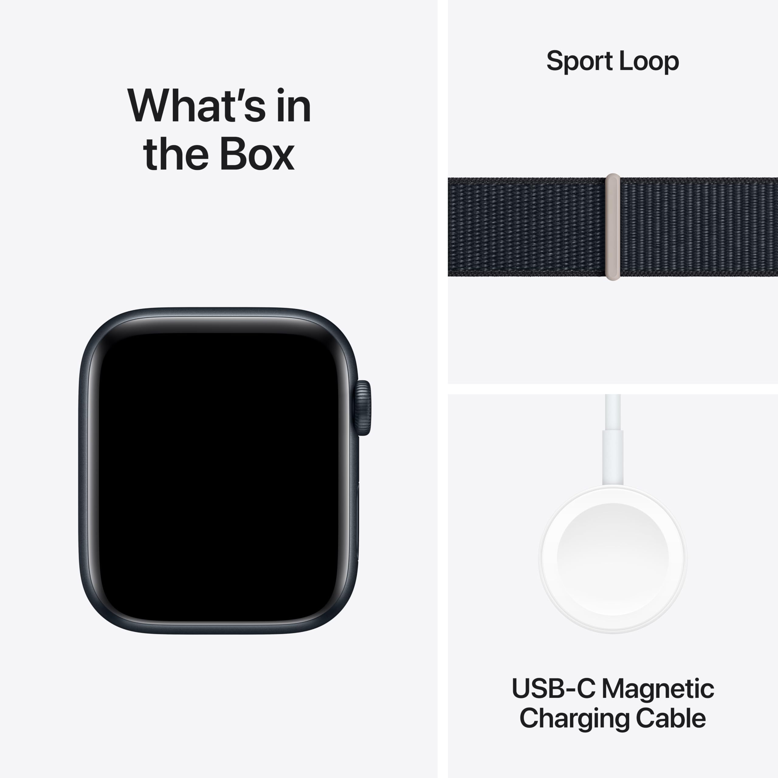 Apple Watch SE (2nd Gen) [GPS + Cellular 44mm] Smartwatch with Midnight Aluminum Case with Midnight Sport Loop. Fitness & Sleep Tracker, Crash Detection, Heart Rate Monitor, Carbon Neutral