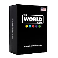 The World Game - Geography Card Game - Educational Board Game for Kids, Family & Adults - Cool Learning Gift Idea for Teenage Boys & Girls