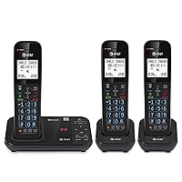 AT&T GL2113-31 Cordless Phone with Smart Call Blocker, Bluetooth Connect to Cell, Answering Machine, Full-Duplex Speakerphone