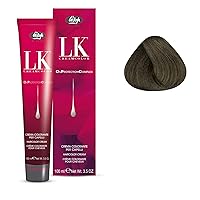 LK Oil Protection Complex Hair Color Cream, 100 ml./3.38 fl.oz. (6/28 - Dark Blonde Ash Pearl)