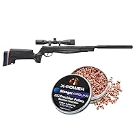 Stoeger S8000-E TAC Airgun Combo - .22 Caliber - Black Synthetic with X-Power Dome Pointed Pellets