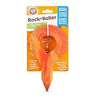 Rock-N-Roller Stuffable Dental Chew Toy for Dogs | Perfect Fit for Tennis Ball | Best Dog Chew Toy For the Toughest Chewers | Reduces Plaque & Tartar Buildup Without Brushing, Red