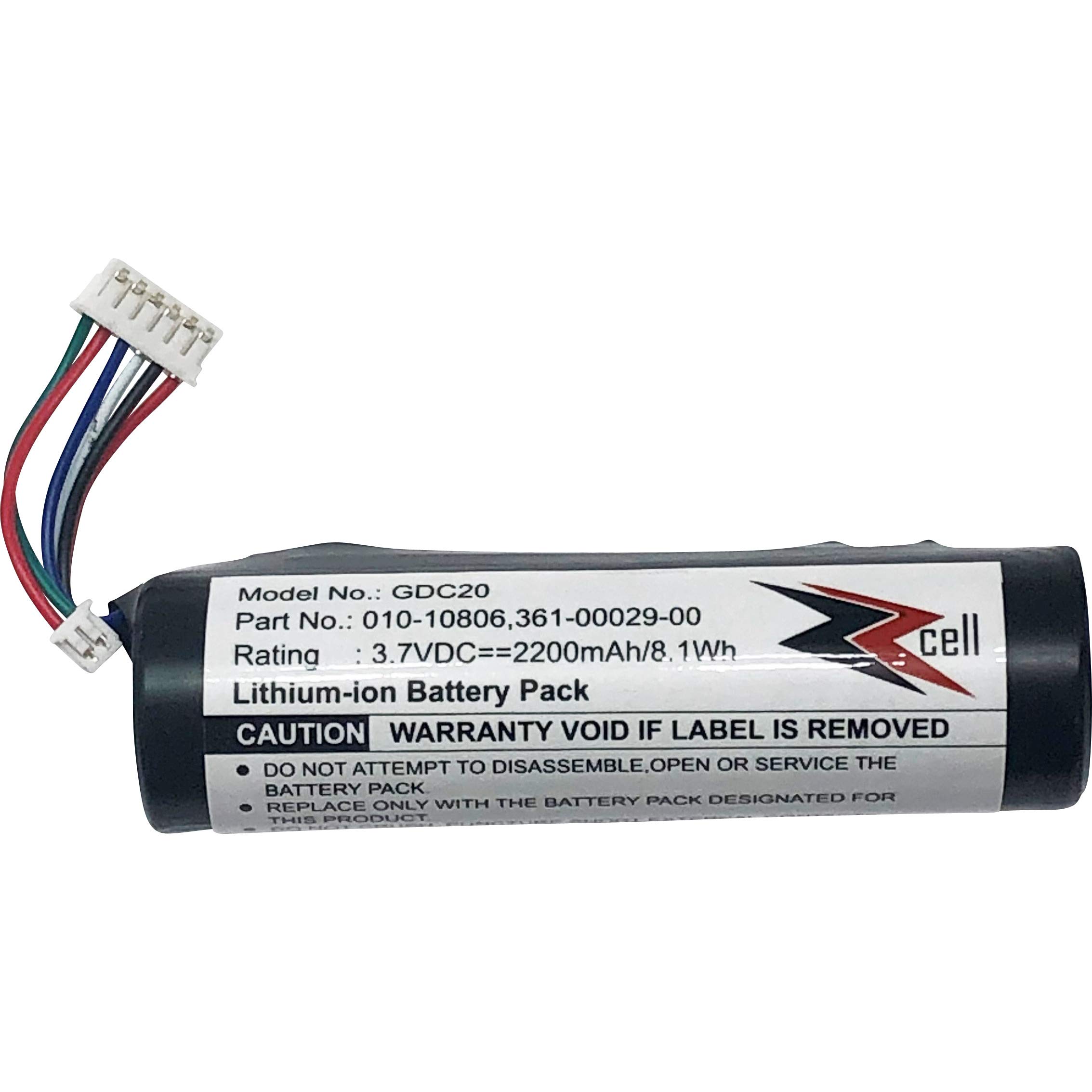 ZZcell Battery Replacement for Garmin DC20 DC30 DC40, 010-10806-00, 010-10806-01, 010-10806-20, 361-00029-00 Astro System DC20 Dog Tracking DC 20 GPS