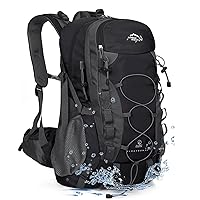 INOXTO lightweight Hiking Backpack 35L/40L Hiking Daypack with Waterproof Rain Cover for Travel Camping Outdoor Men and Women