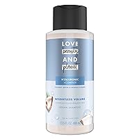 Love Beauty and Planet Weightless Volume Shampoo with Hylauronic acid Coconut Water & Mimosa Flower for Thin and Fine Hair 13.5 oz