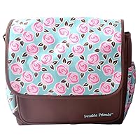 Luvable Friends Printed Diaper Bag, Brown (Discontinued by Manufacturer)