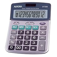 Aurora 12 Digit SEMI Desktop Calc DT398