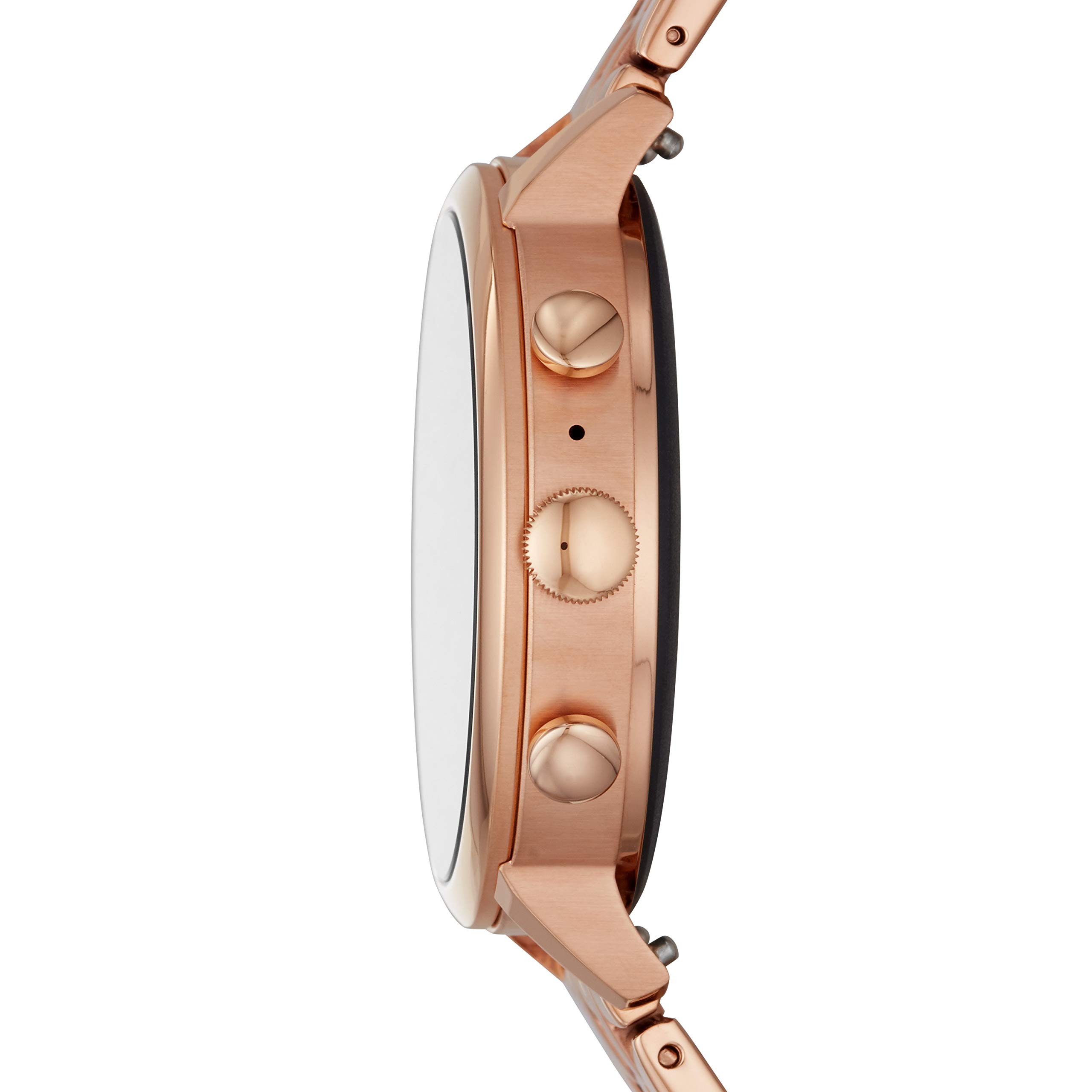 Fossil Women's Gen 4 Venture HR Heart Rate Stainless Steel Touchscreen Smartwatch, Color: Rose Gold 5-Link (Model: BQD3001)