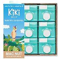 Plant Based Milk - Organic Mac Nut Seed Based Milk - Calcium & Magnesium Source - Gluten Free, Gum Free, GMO Free, Dairy Free, Soy Free, Glyphosate Free - Shelf Stable - (32 oz • Pack of 6)