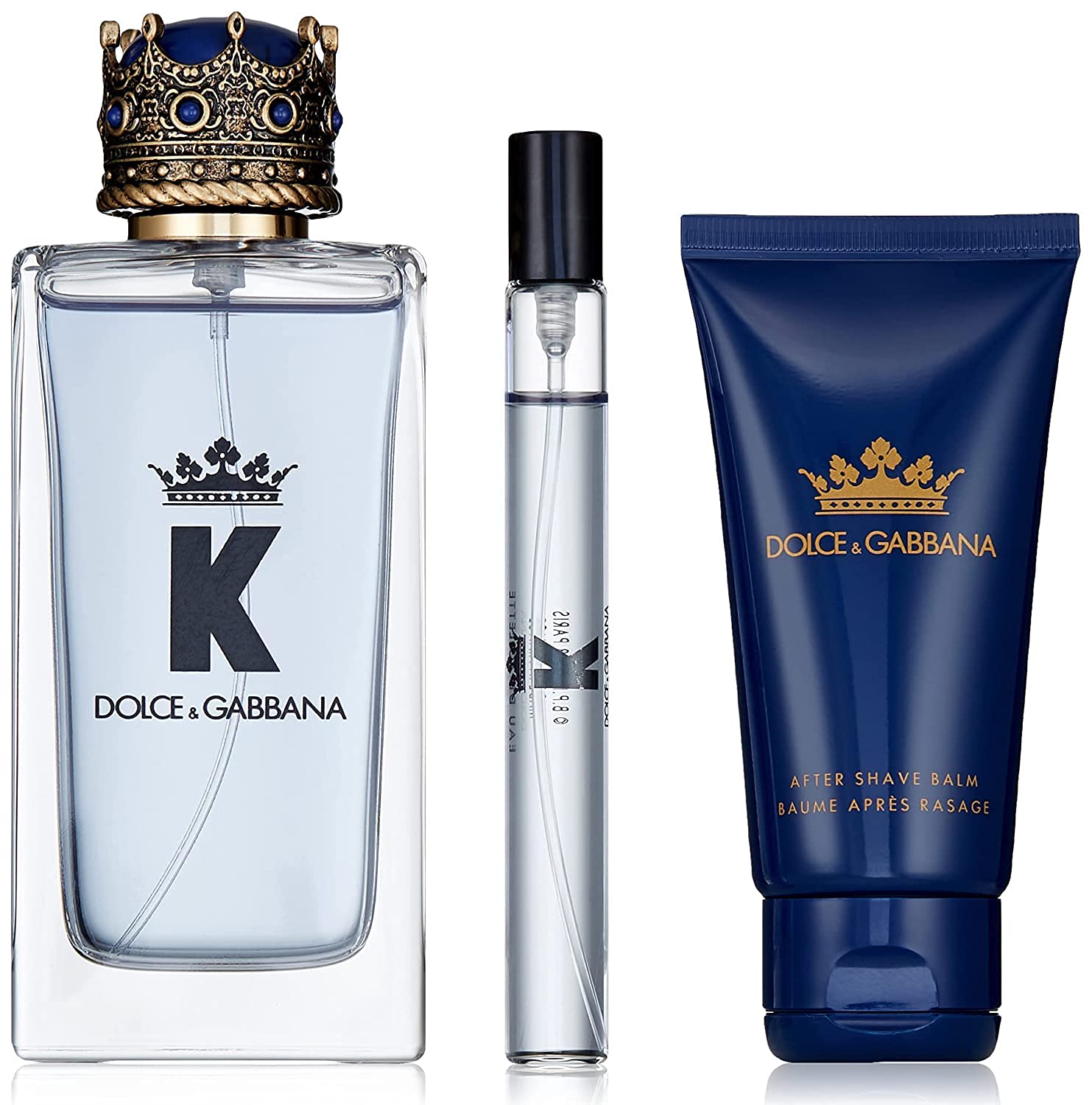 Mua Dolce & Gabbana K for Men 3-Piece Gift Set ( Ounce Eau De Toilette  Spray + Ounce After Shave Balm+ Ounce Eau De Toilette Spray), multi  color trên Amazon Mỹ chính