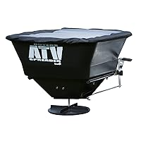Buyers Products ATVS100 ATV Broadcast Spreader, All-Purpose Spreader for Salt, Seed & Fertilizer, 100 lb. Capacity W/ Rain Cover, ATV/UTV, Deer Feed Spreader, Salt Spreader, Lawn & Garden Spreader