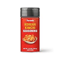 Funtable Kimchi Seasoning (4.2oz) - Authentic Korean Flavor Powder, Easy-to-Use. Perfect Seasoning for Chicken, Nuggets, Fries, Popcorn, Nachos & More.
