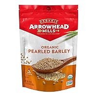 Organic Pearled Barley, 28 oz. Bag (Pack of 6)