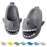 Kids Shark Cloud Slides | Toddler Boys Girls Shower Slippers | Boys Girls Cute Cartoon Fish Flip Flops | Beach Pool Home Sandals | Quick Dry Non-Slip