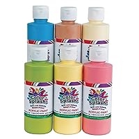 S&S Worldwide Color Splash! Acrylic Ice Cream Colors 8-oz. (Set of 6)