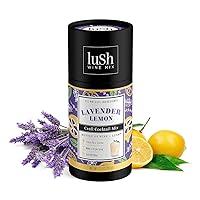 Lush Wine Mix Organic Cocktail Mixers, Drink Mix for 11 Servings of Frozen Wine Slushies, Margaritas, Simple Syrup Cocktails and Mocktails - Lavender Lemon - 1 Pack