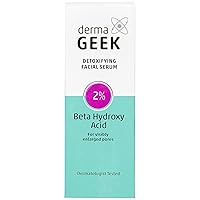 dermaGEEK Detoxifying Facial Serum with 2% Beta Hydroxy Acid, 1.3 fl oz