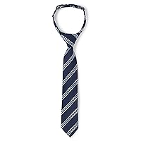 Gymboree Boys and Toddler Pre-Tied Adjustable Necktie, Black Stripe, 44720, 6-8 (3030620)