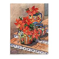 Posters Bathroom Poster Mexican Painted Pottery Bathroom Dining Room Decorative Wall Art Canvas Wall Art Prints for Wall Decor Room Decor Bedroom Decor Gifts 12x16inch(30x40cm) Unframe-Style