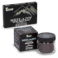 Shilajit Pure Organic Black Resin Trace Mineral Tablets & Pure Organic Shilajit Extract Freeze-Dry Powder Bundle - Immune Support, Detox, Energy Boost (1 Month Supply)