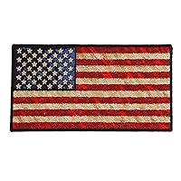 Hot Leathers PPA8530 Distressed American Flag Embroidered Patch (Multicolor, 5