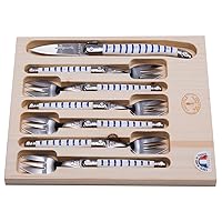 Jean Dubost Collection Oyster Set, Stainless Steel Blades, Set of 7, Mariniere