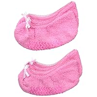 Jefferies Socks Big Girls' Fuzzy Footie Socks(Pack of 2)