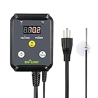BN-LINK Digital Heat Mat Thermostat Controller for Seed Germination, Reptiles and Brewing Breeding Incubation Greenhouse, 40-108°F, 8.3A 1000W ETL Listed (Heating)
