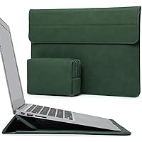 HYZUO 15 Inch Laptop Sleeve Case with Stand Feature Compatible with MacBook Air 15.3/15 M3/M2 A3114 A2941 2024-2023, 15-inch Surface Laptop 6/5/4/3, MacBook Pro 15 2019-2016, Midnight Green