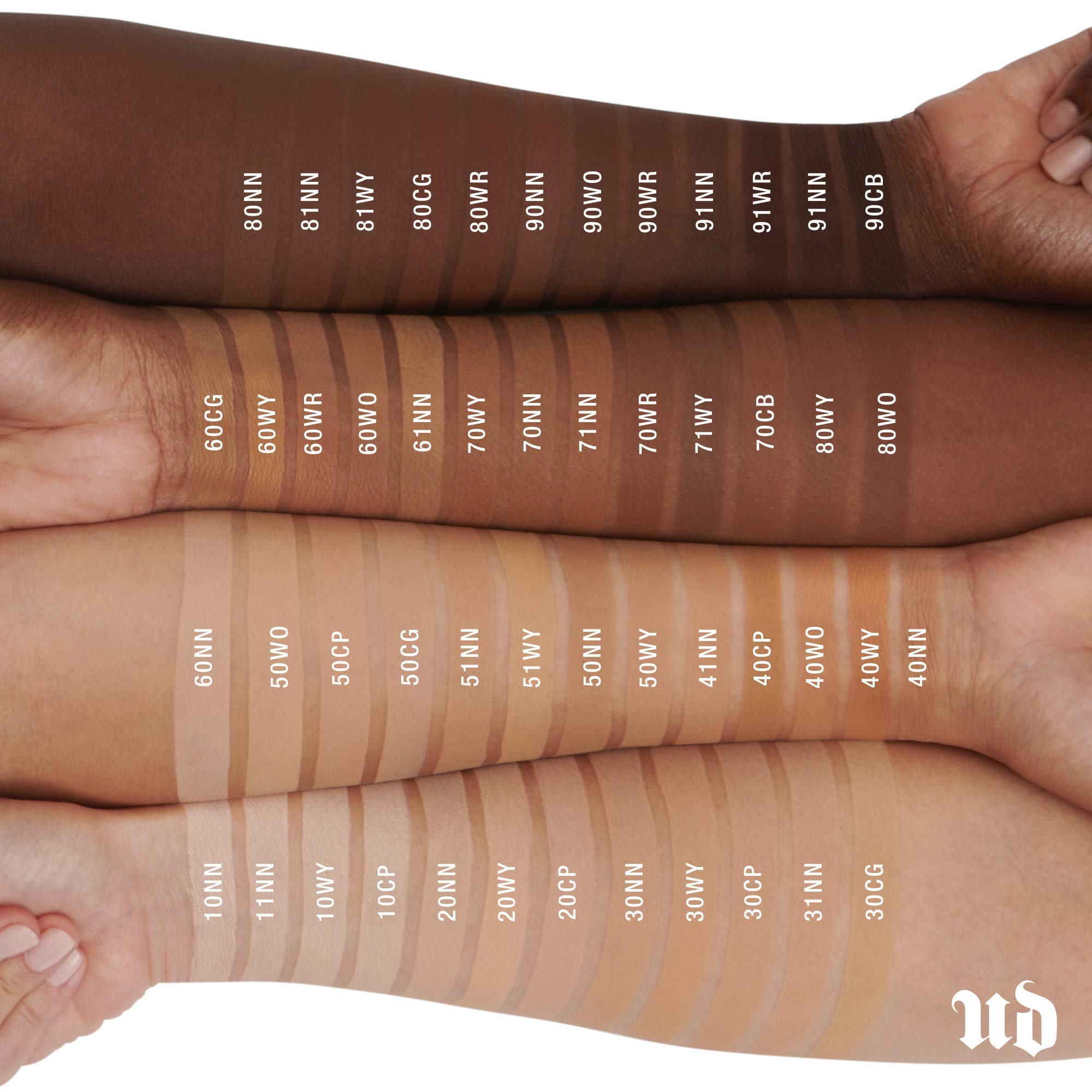 URBAN DECAY Stay Naked Weightless Liquid Foundation - Buildable Coverage with No Caking - Matte Finish Lasts Up To 24 Hours - Waterproof & Sweatproof - 1.0 oz