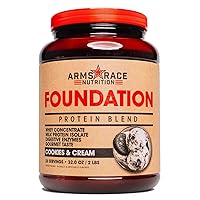 Arms Race Nutrition Foundation Protein Blend - 32 oz. (2 lbs) (Cookies 'N Cream)