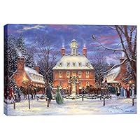Cortesi Home 'The Governor's Party' by Chuck Pinson, Canvas Wall Art,Blue 12