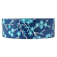 Wrapables Floral & Nature Japanese Washi Masking Tape - Midnight Bloom