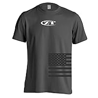 Zero Tolerance Large Charcoal Tee; Available in a Variety of Sizes; Dark Charcoal Gray Tee is Made of 100% Pre-Shrunk Cotton, Shoulder-to-Shoulder Taping, Double-Needle Stitching and Lay-Flat Collar