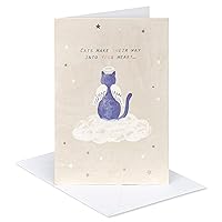 American Greetings Pet Sympathy Card for Cat (They Live Forever)