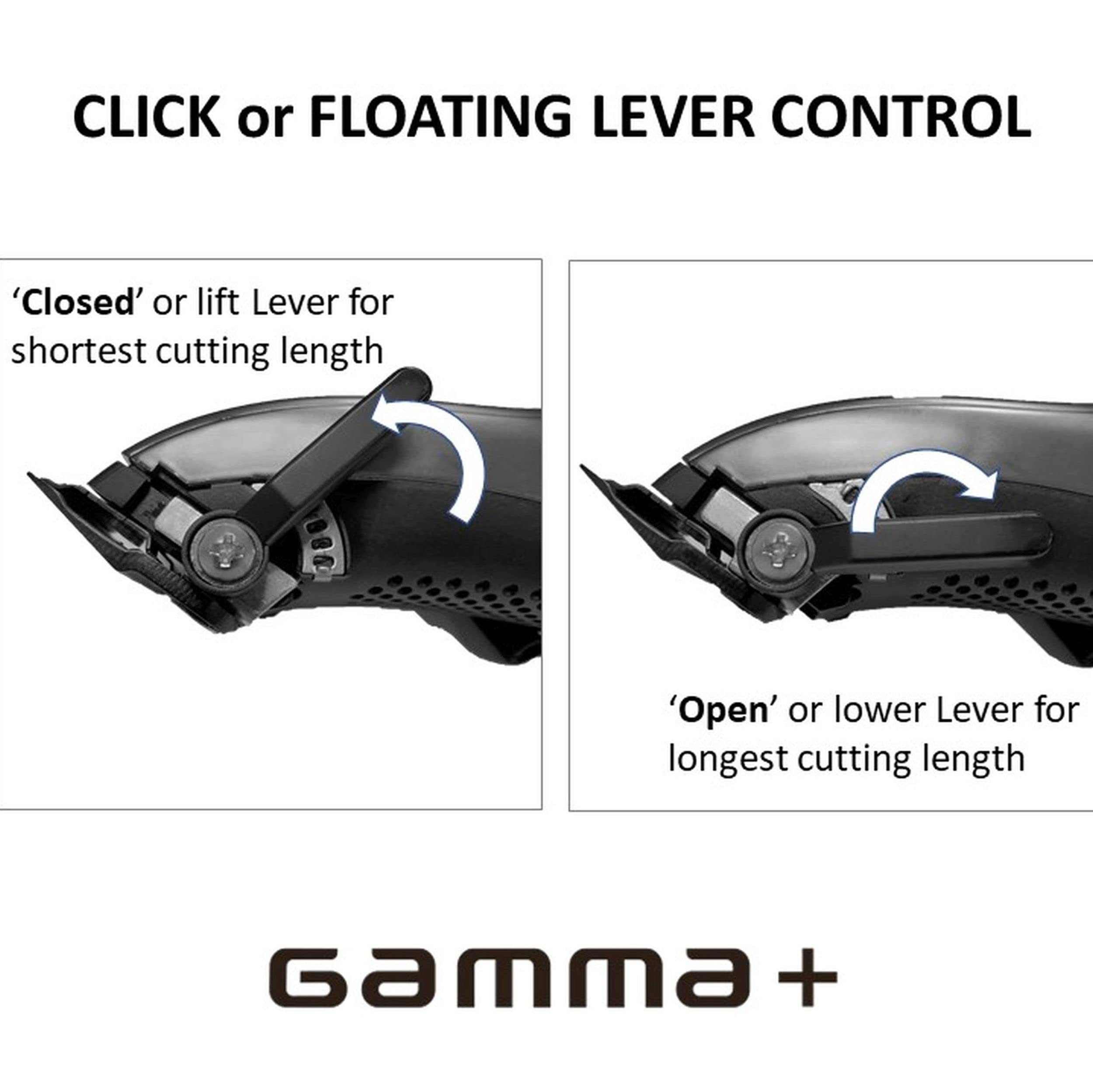 GAMMA+ XErgo Professional Hair Clipper and Ergo Professional Hair Clipper with Microchipped Magnetic Motors
