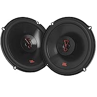 JBL Stage 3627F - 6.5 inch Two-way car audio speaker, No Grill (Renewed)