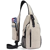 BOSTANTEN Sling Bag, Crossbody Backpack Shoulder Chest Bag for Men Women Travel Hiking Casual Daypack